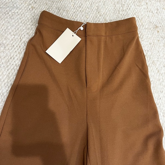 NWT Meshki Sofia Straight Leg Tan Pants - Picture 8 of 8